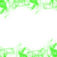 abstrato verde fumaça quadro, Armação png