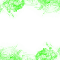 abstrait vert fumée Cadre png