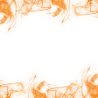 abstract oranje rook kader png