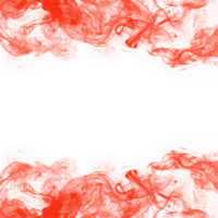 abstrato vermelho fumaça quadro, Armação png