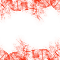 Abstract Red Smoke Frame png