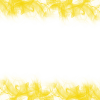 Abstract Yellow Smoke Frame png