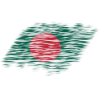 Bangladesh Brush Flag png