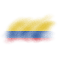 Colombia Brush Flag png