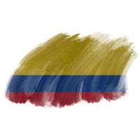 Colombia Brush Flag png