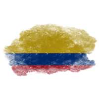 Colombia Brush Flag png