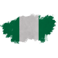 Nigeria brosse drapeau png