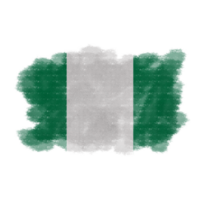 Nigéria escova bandeira png