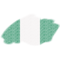 Nigeria brosse drapeau png