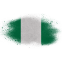 Nigeria brosse drapeau png