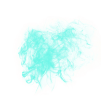 Abstract Brush Cyan Smoke png