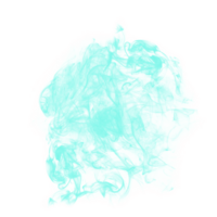 Abstract Brush Cyan Smoke png