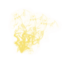 abstrato escova amarelo fumaça png