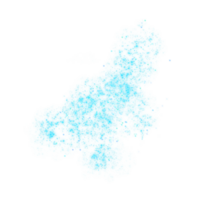 bleu cyan scintille particules png