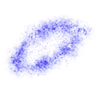 Blue Galaxy Particles png