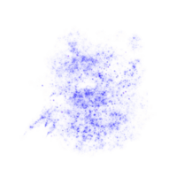 bleu scintille particules png