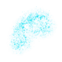 blu ciano scintille particelle png