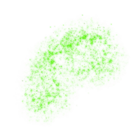 Grün funkelt Partikel png