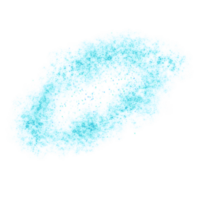 Cyan Galaxy Particles png