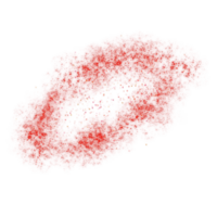 rojo galaxia partículas png