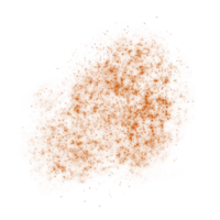 Orange scintille particules png