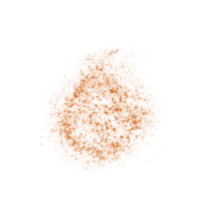naranja destellos partículas png