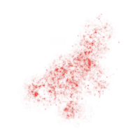 vermelho brilhos partículas png