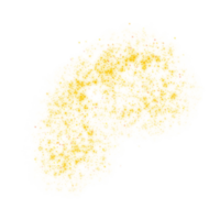 amarelo brilhos partículas png