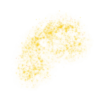 Jaune scintille particules png