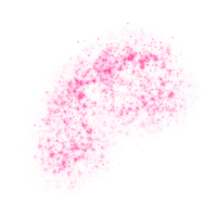 rose scintille particules png