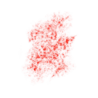 rojo destellos partículas png