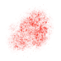 rojo destellos partículas png