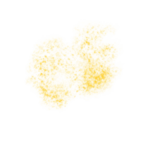 Jaune scintille particules png