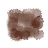 Brown Watercolor Brush Stroke png