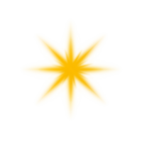 Glowing Light Star png