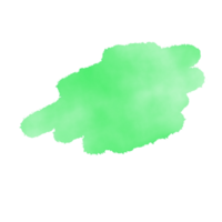 vert aquarelle éclabousser forme png