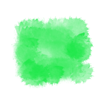 pennellata ad acquerello verde png