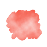 Red Watercolor Splatter Shape png