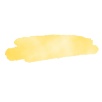 giallo acquerello schizzare forma png