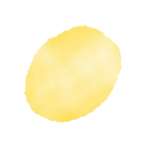 Jaune aquarelle éclabousser forme png