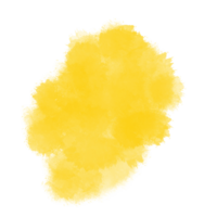 tratto di pennello acquerello giallo png