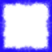 Abstract Blue Fog Frame png