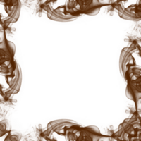 abstrait marron fumée Cadre png