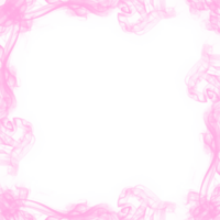 abstrakt rosa rök ram png