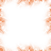 abstrait Orange fumée Cadre png