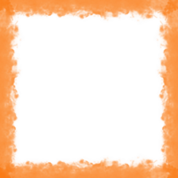 Abstract Orange Fog Frame png