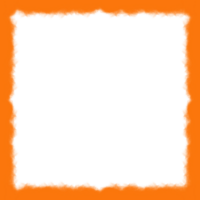 Abstract Orange Fog Frame png