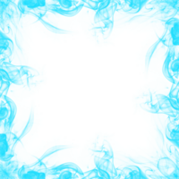 abstrakt cyan rök ram png