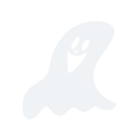 piatto Halloween fantasma png