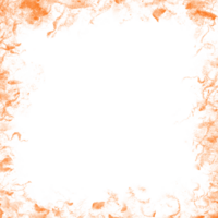 Orange Frost Blotch Border Frame png